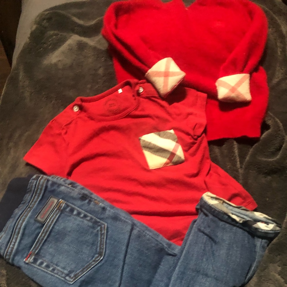 Burberry toddler outfit